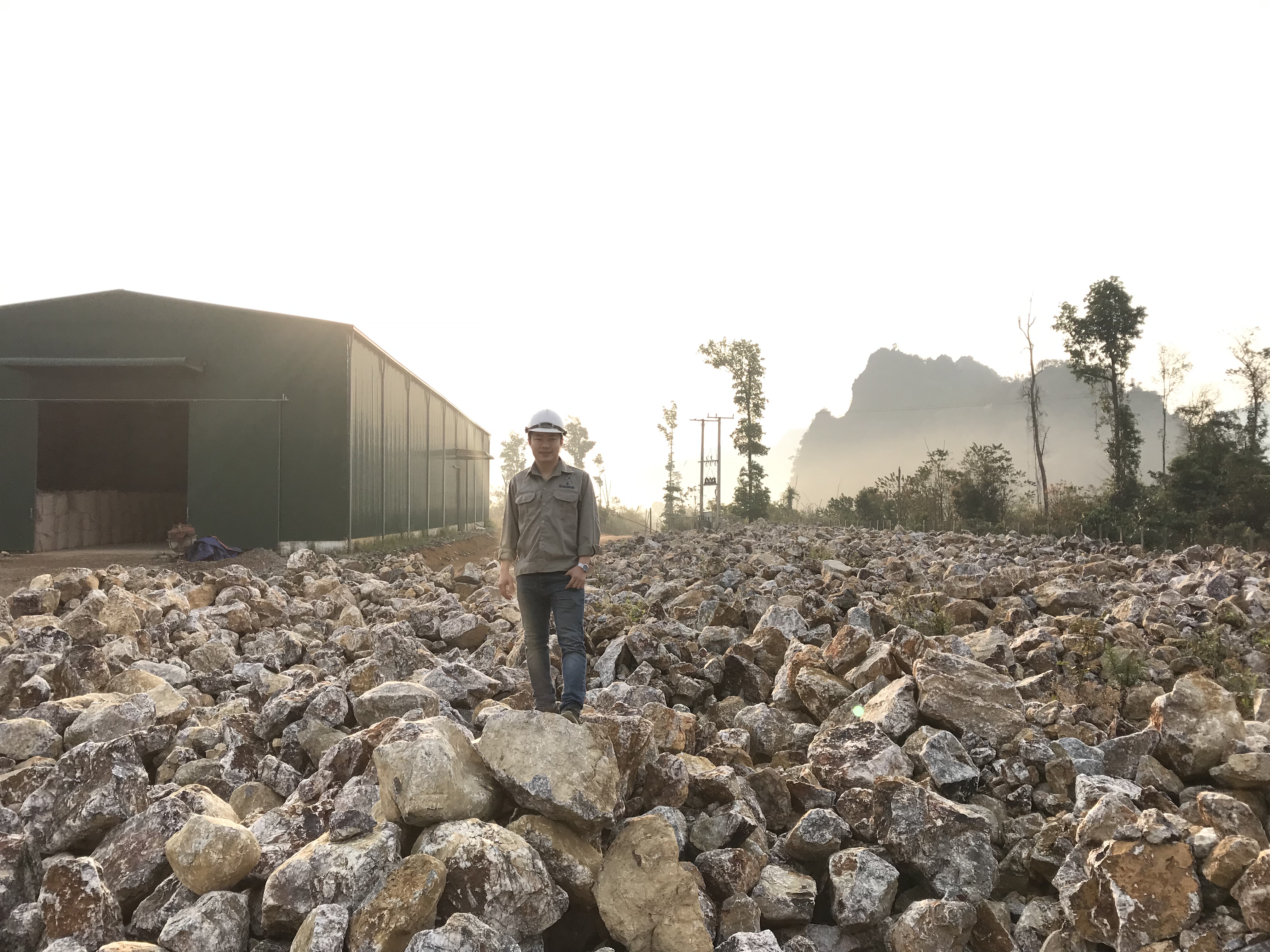 A corner of our factory in Laos
